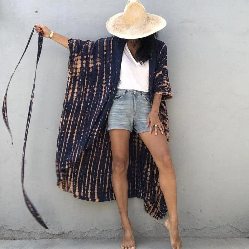 Navy Breeze Kimono - Glova