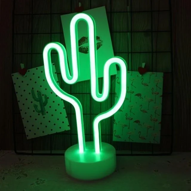 Neon Cactus LED Light - Glova