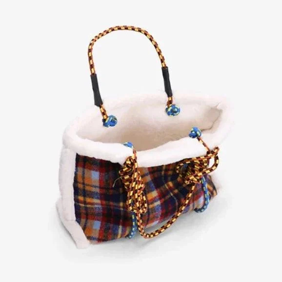 Nesma Ropework Jumbo Felt Tartan Totes - Glova