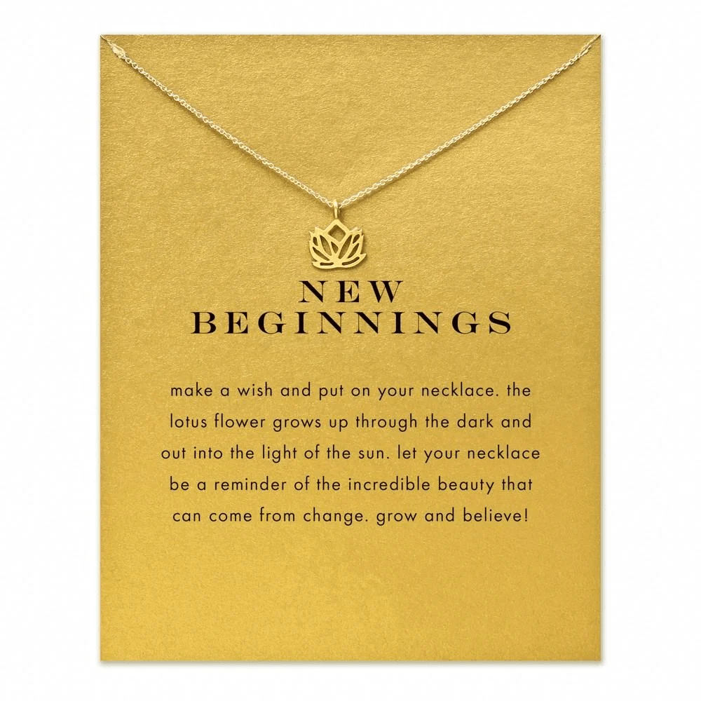 New Beginnings Charm Necklace - Glova