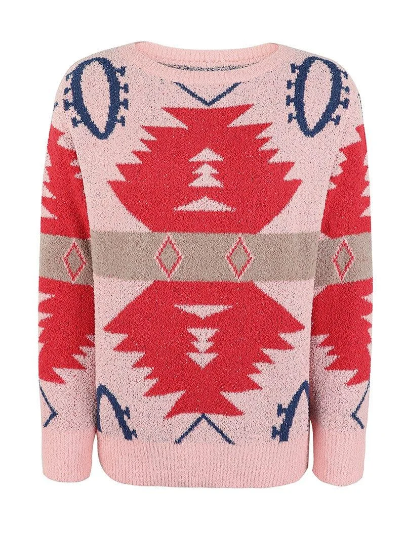 Niamh Aztec Pattern Sweater - Glova