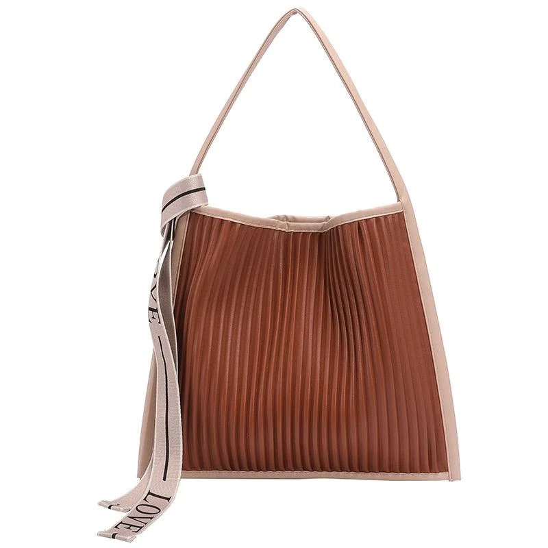 Nina Pleated Love Hobo Bag - 3 Colors - Glova