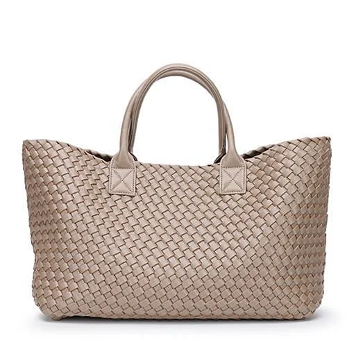 Nizza Faux Leather Woven Bags - 24 Colors - Glova