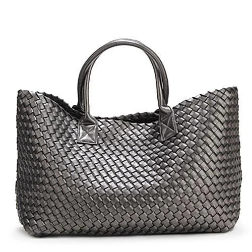 Nizza Faux Leather Woven Bags - 24 Colors - Glova