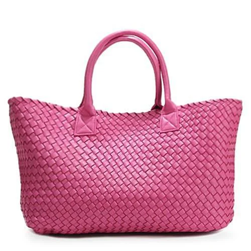 Nizza Faux Leather Woven Bags - 24 Colors - Glova