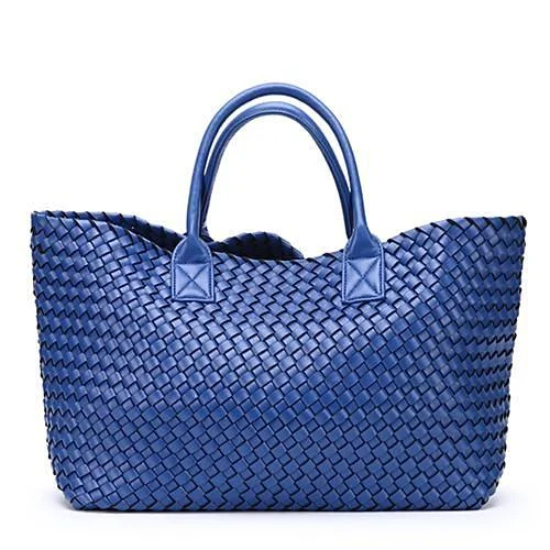 Nizza Faux Leather Woven Bags - 24 Colors - Glova