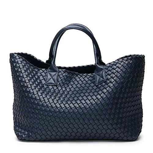 Nizza Faux Leather Woven Bags - 24 Colors - Glova