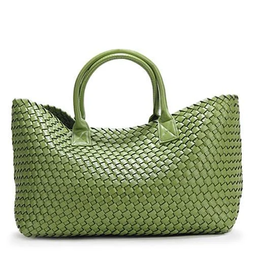 Nizza Faux Leather Woven Bags - 24 Colors - Glova