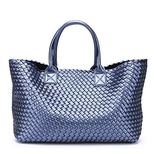 Nizza Faux Leather Woven Bags - 24 Colors - Glova