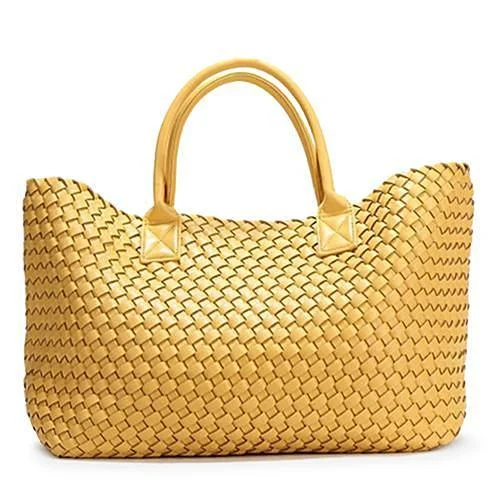 Nizza Faux Leather Woven Bags - 24 Colors - Glova