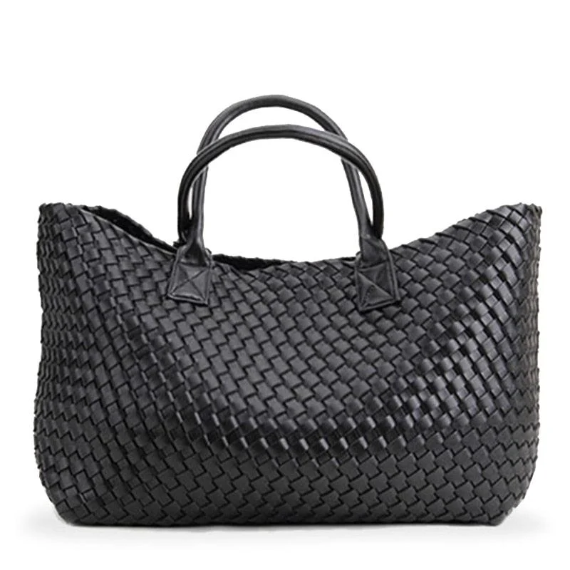 Nizza Faux Leather Woven Bags - 24 Colors - Glova