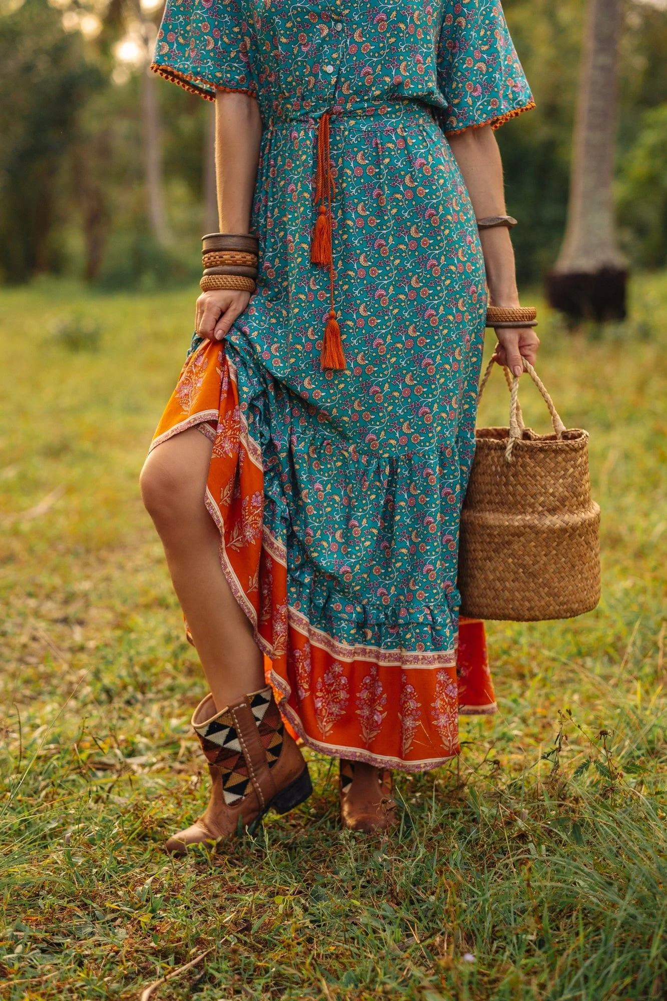 No Letting Go Floral Maxi Dress - Glova