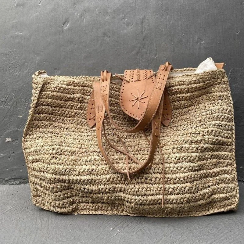 Nomadic Soul Boho Straw Bag - Glova