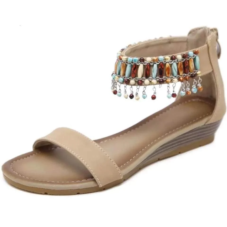 Nora Flat Sandals - Glova