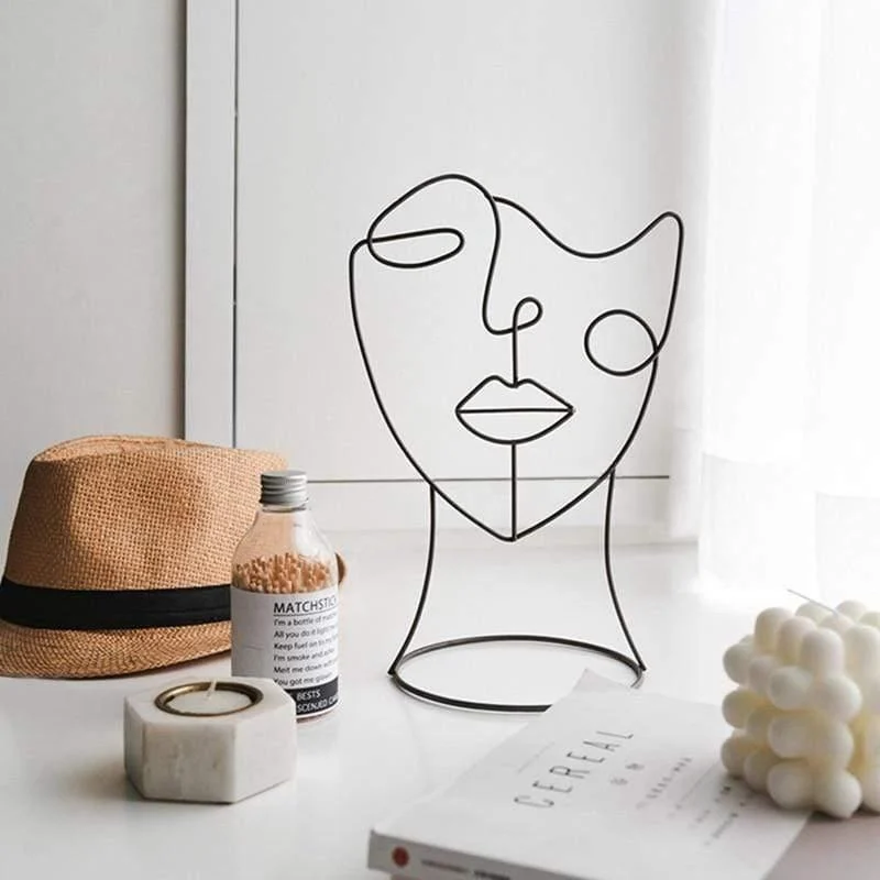 Nordic Abstract Face Figurines - Glova