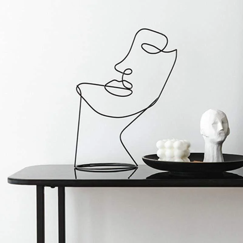 Nordic Abstract Face Figurines - Glova