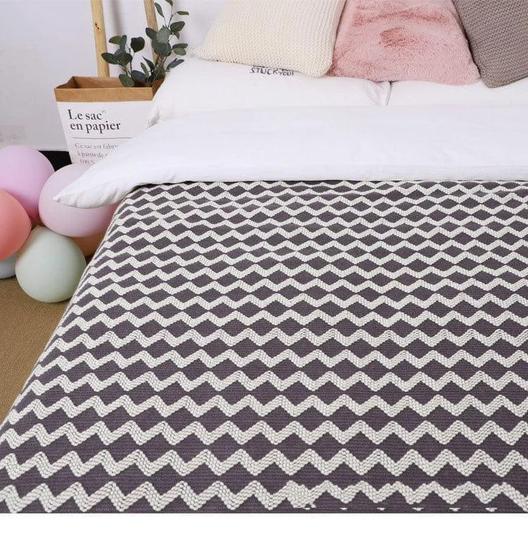 Nordic Knitted Blanket - Glova