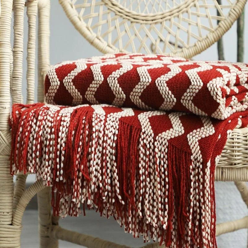 Nordic Knitted Blanket - Glova