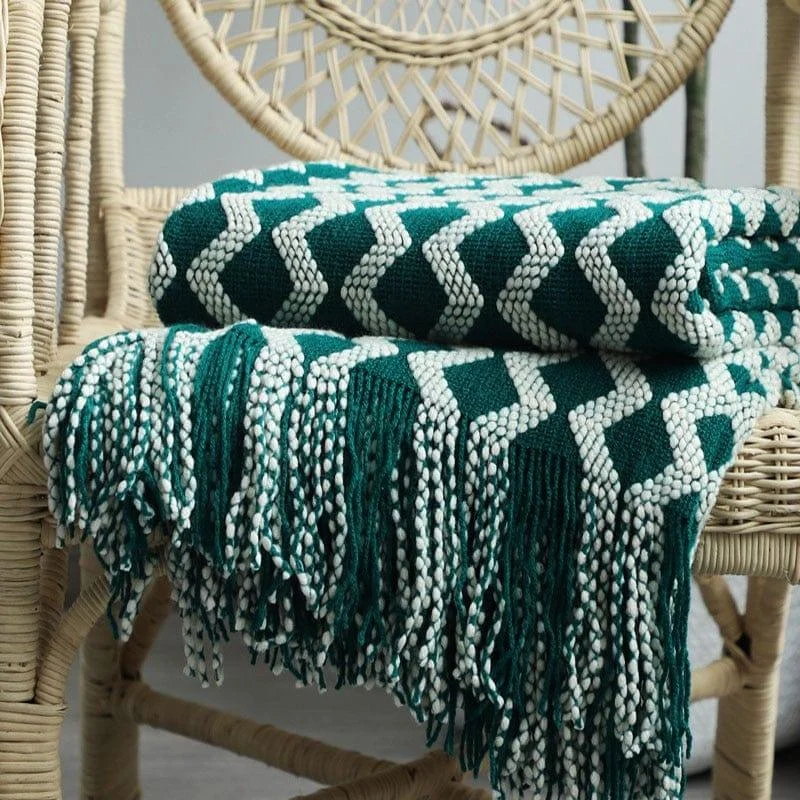 Nordic Knitted Blanket - Glova