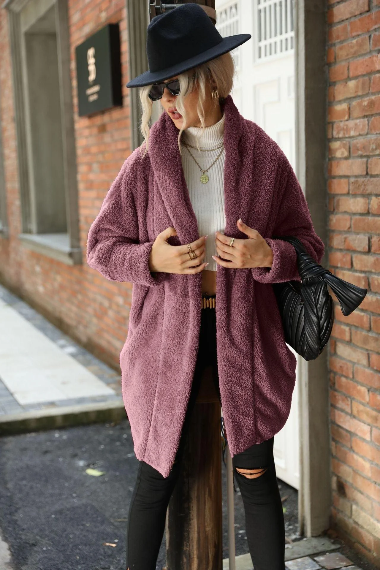 Noreen Teddy Fleece Coat - Glova