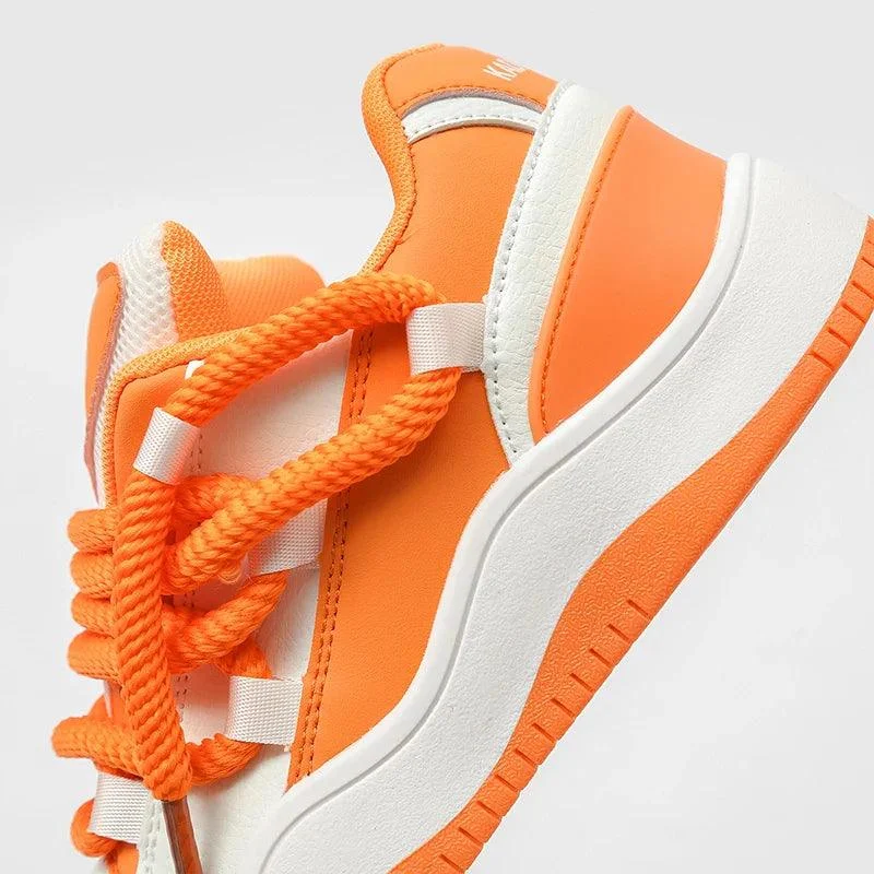 Nya Casual Orange Chunky UNISEX Sneakers - Glova