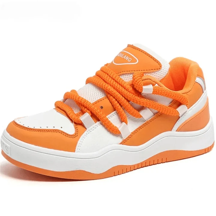 Nya Casual Orange Chunky UNISEX Sneakers - Glova