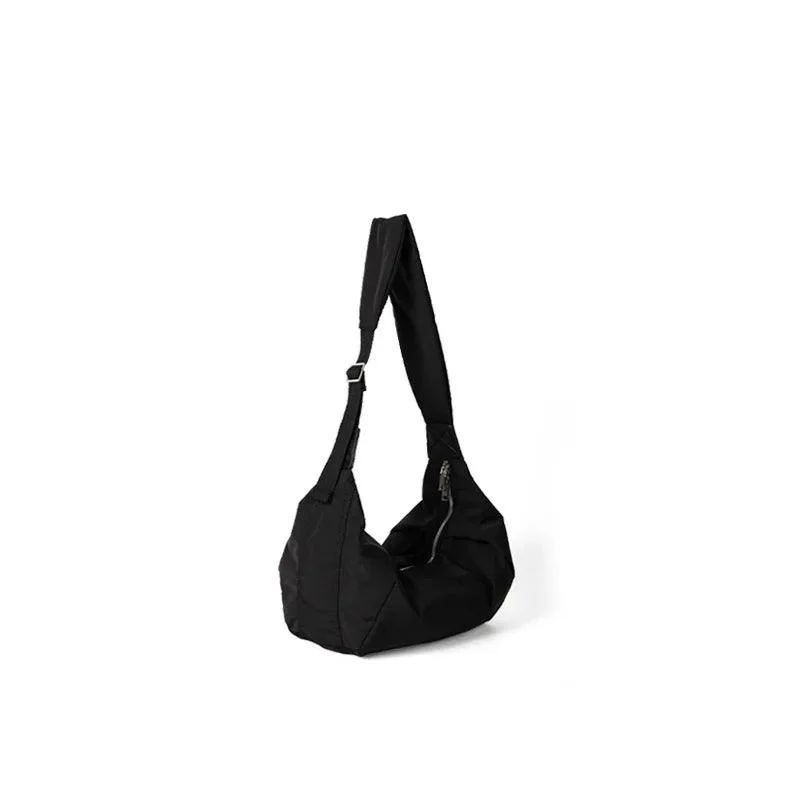 Nylon Travel Handbag Large Solid Color Shoulder Bags - Glova