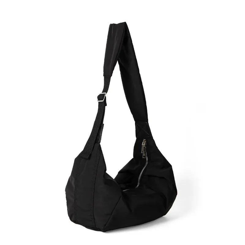 Nylon Travel Handbag Large Solid Color Shoulder Bags - Glova