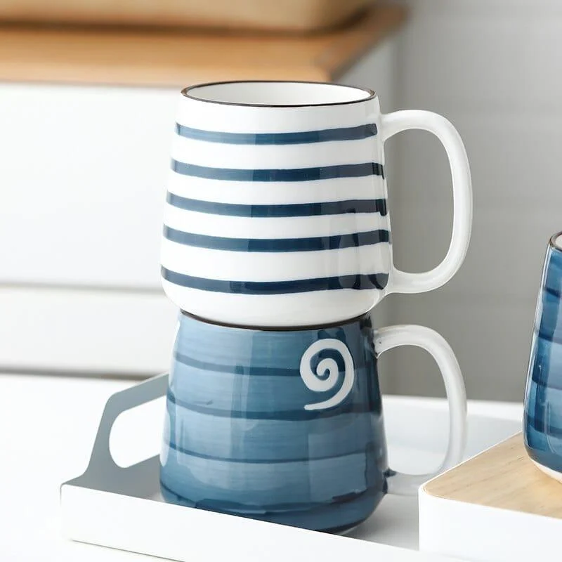 Ocean Hand Painted Ceramic Mug - Glova