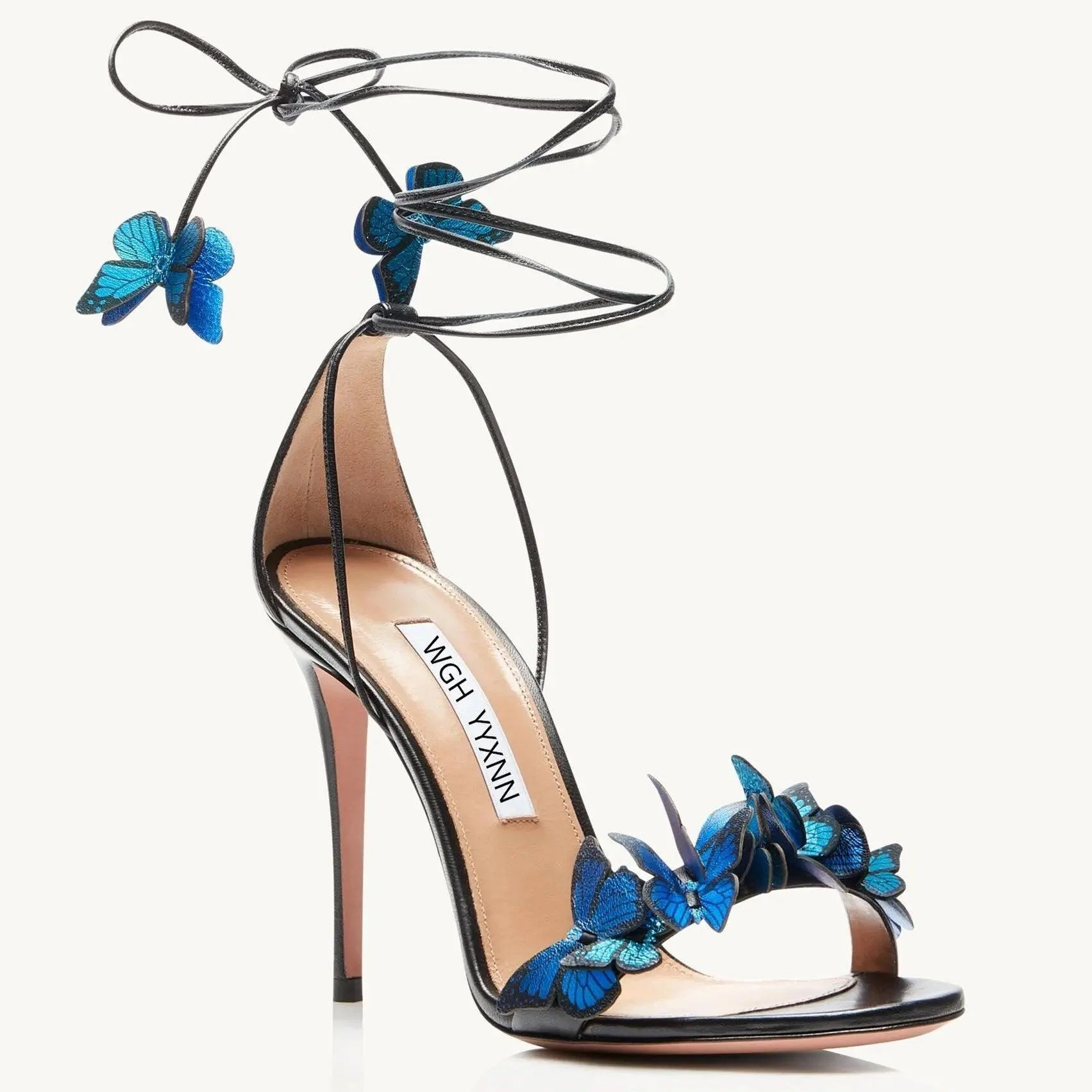 Open Toe Cover Heel Butterfly Sandals - Glova