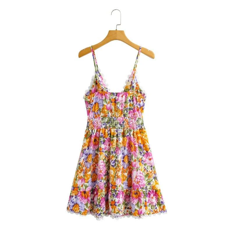 Ophelia Boho Mini Dress - Glova