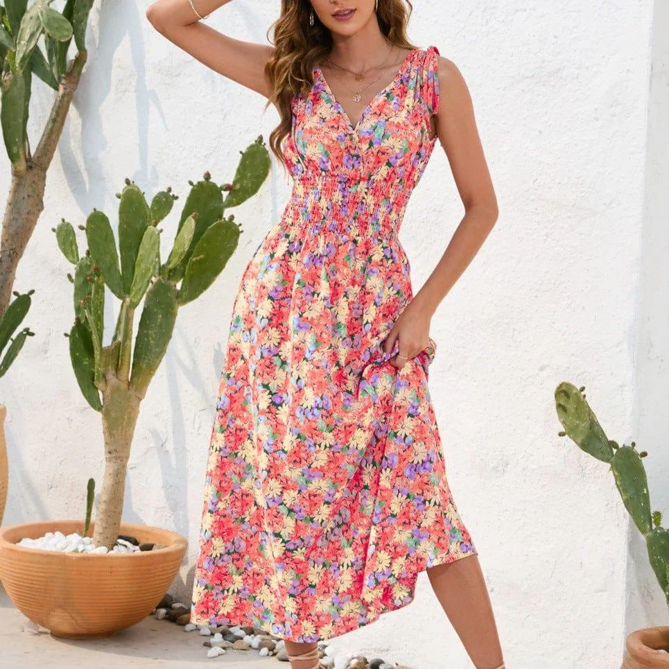 Orchid Boho Maxi Dress - Glova