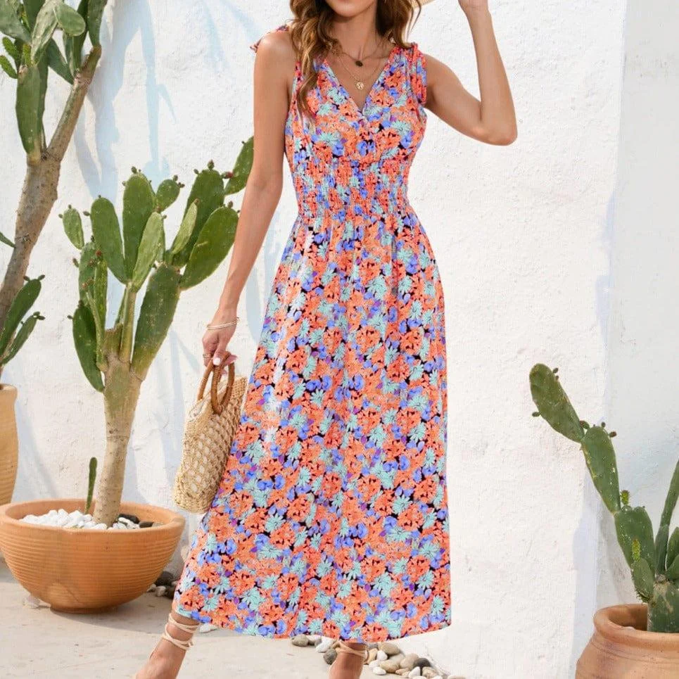 Orchid Boho Maxi Dress - Glova