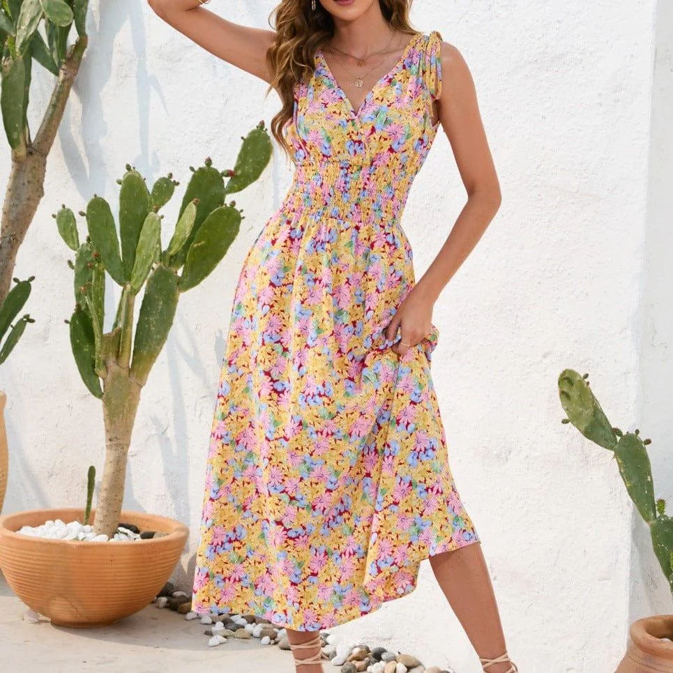 Orchid Boho Maxi Dress - Glova