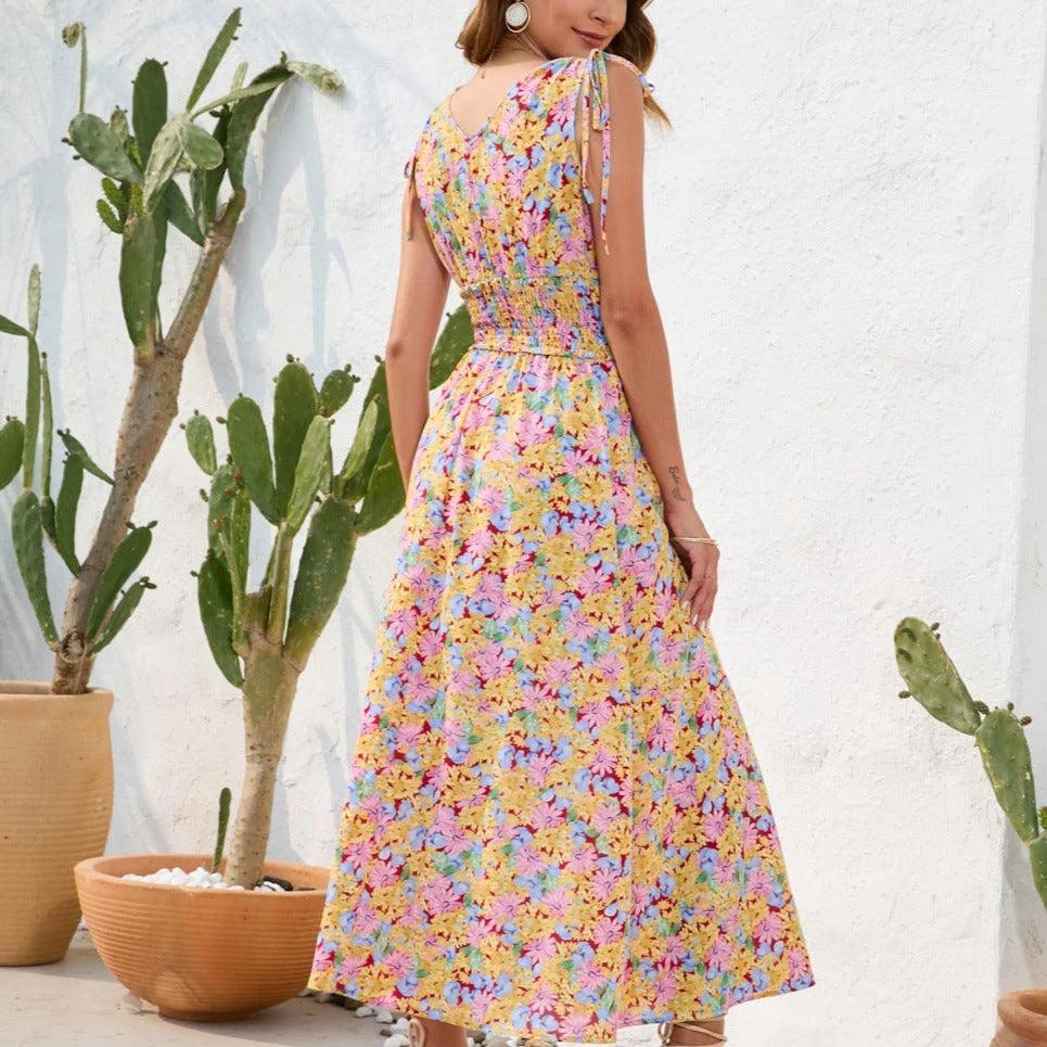 Orchid Boho Maxi Dress - Glova