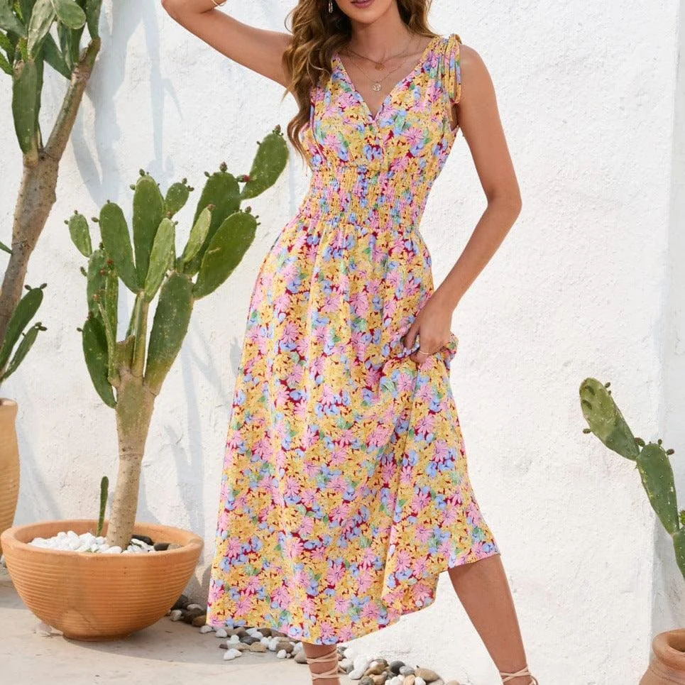 Orchid Boho Maxi Dress - Glova