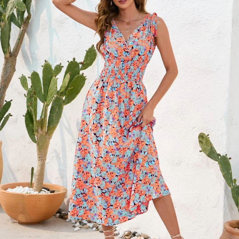 Orchid Boho Maxi Dress - Glova