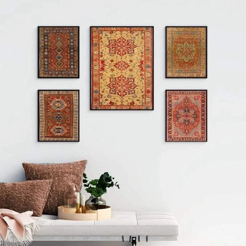 Oriental Pattern Wall Poster - Glova