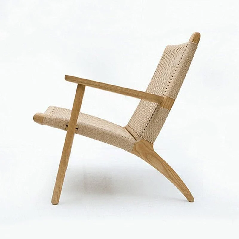 Otis Lounge Rattan & Wood Chair - Glova