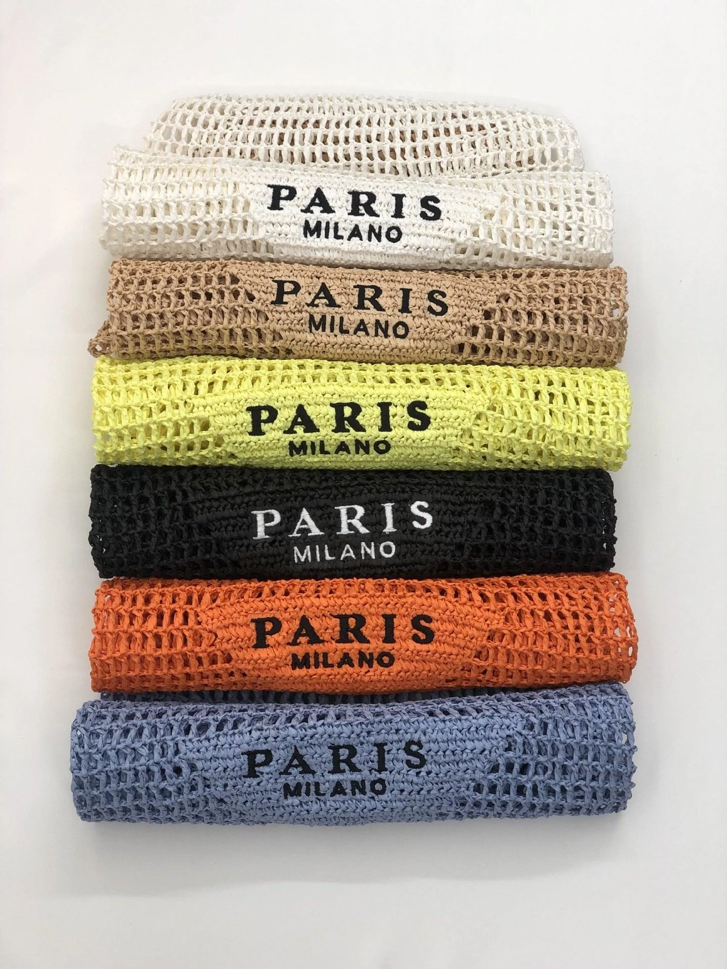 Paris Milk Cotton Knit Mesh Totes - 6 Colors - Glova