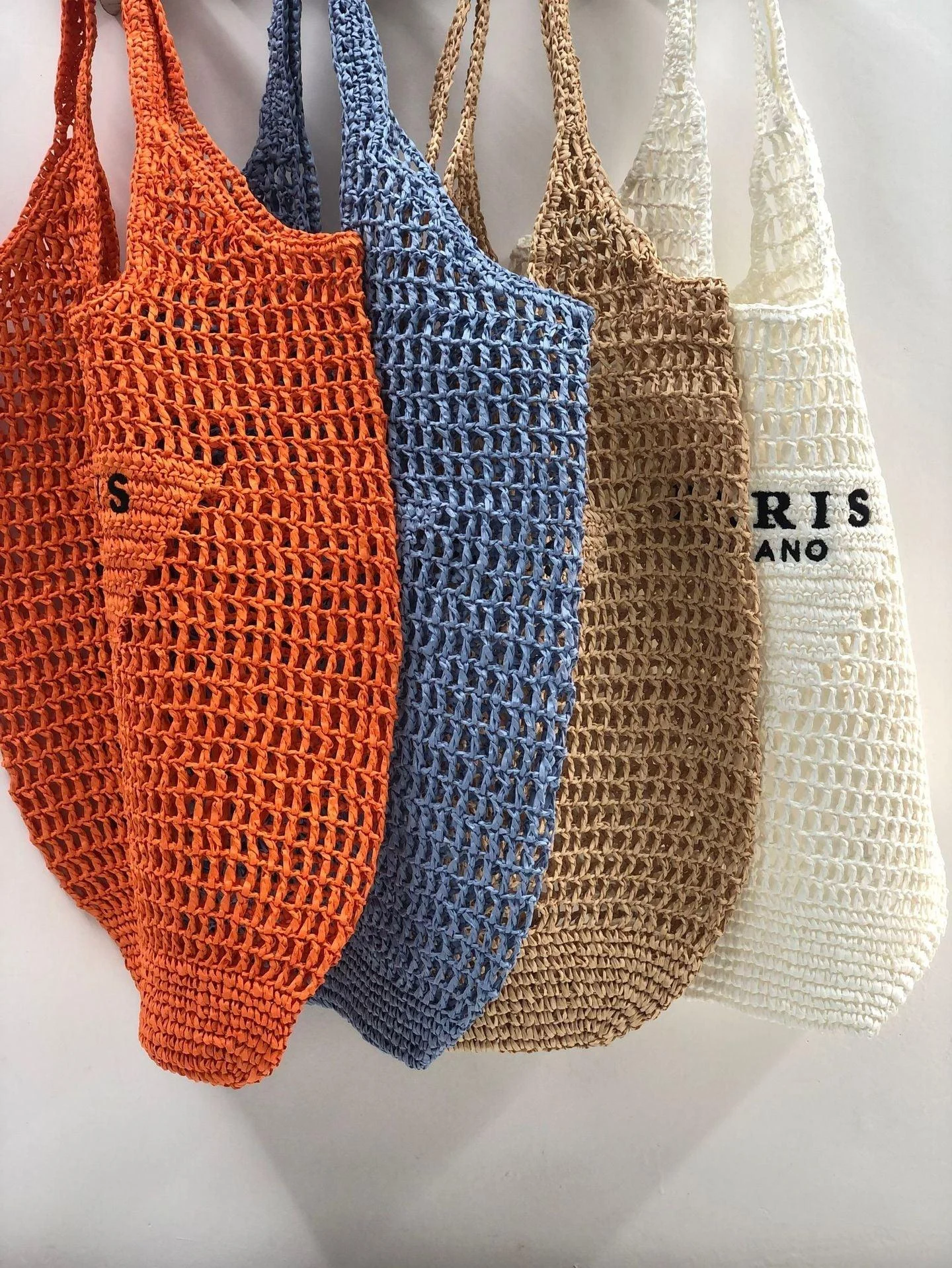 Paris Milk Cotton Knit Mesh Totes - 6 Colors - Glova