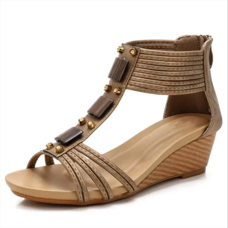 Patricia Wedge Sandals - Glova