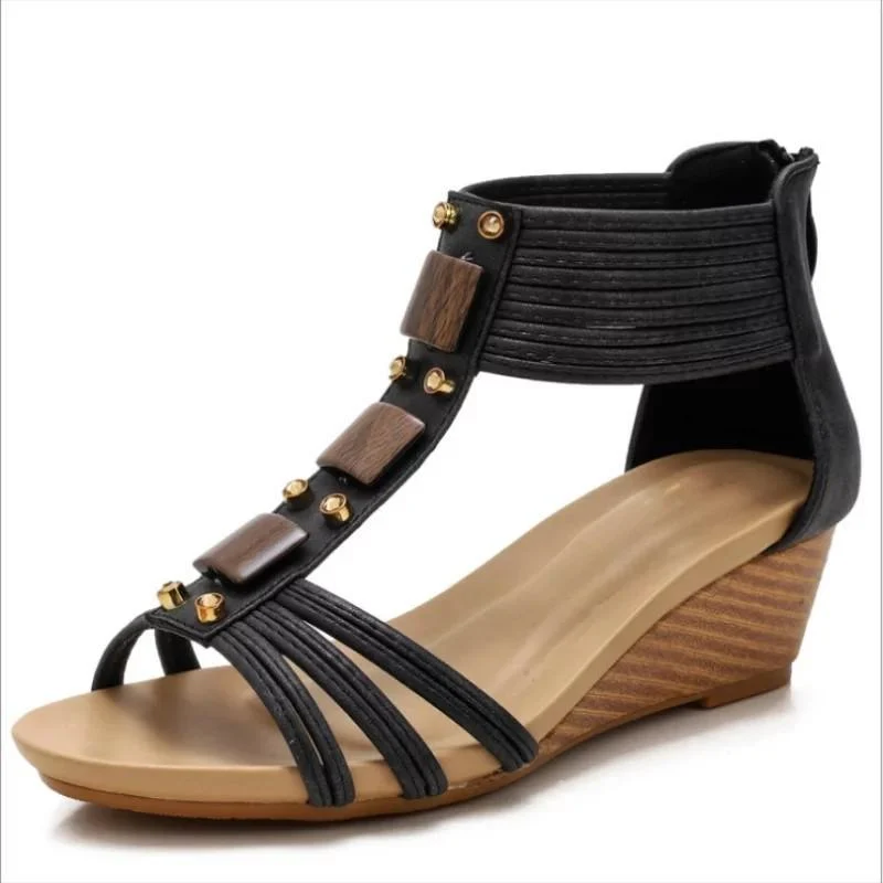 Patricia Wedge Sandals - Glova