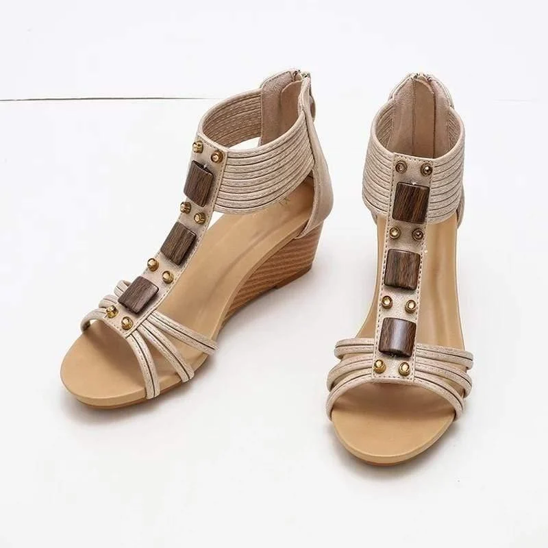 Patricia Wedge Sandals - Glova