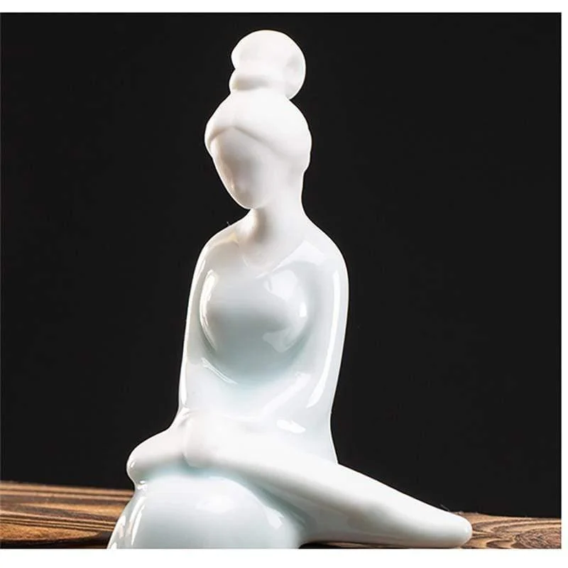 Peaceful Lady Backflow Incense Burner Lamp - Glova