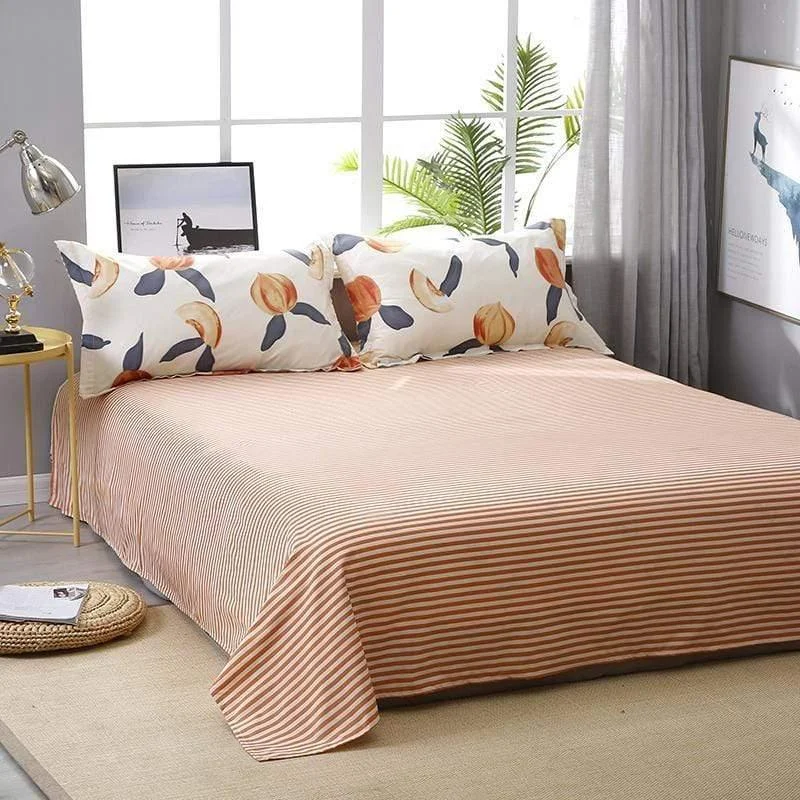 PEACH BEDDING SET 4PCS - Glova