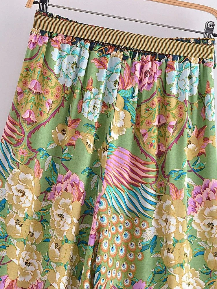 Peacock Dreams Boho Pants - Glova