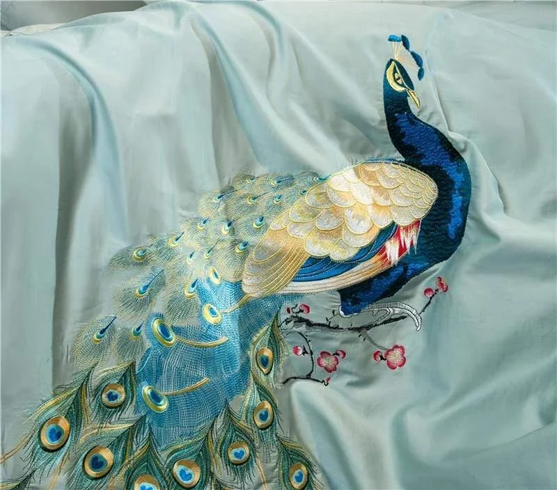 Peacock Duvet Cover Set - Glova