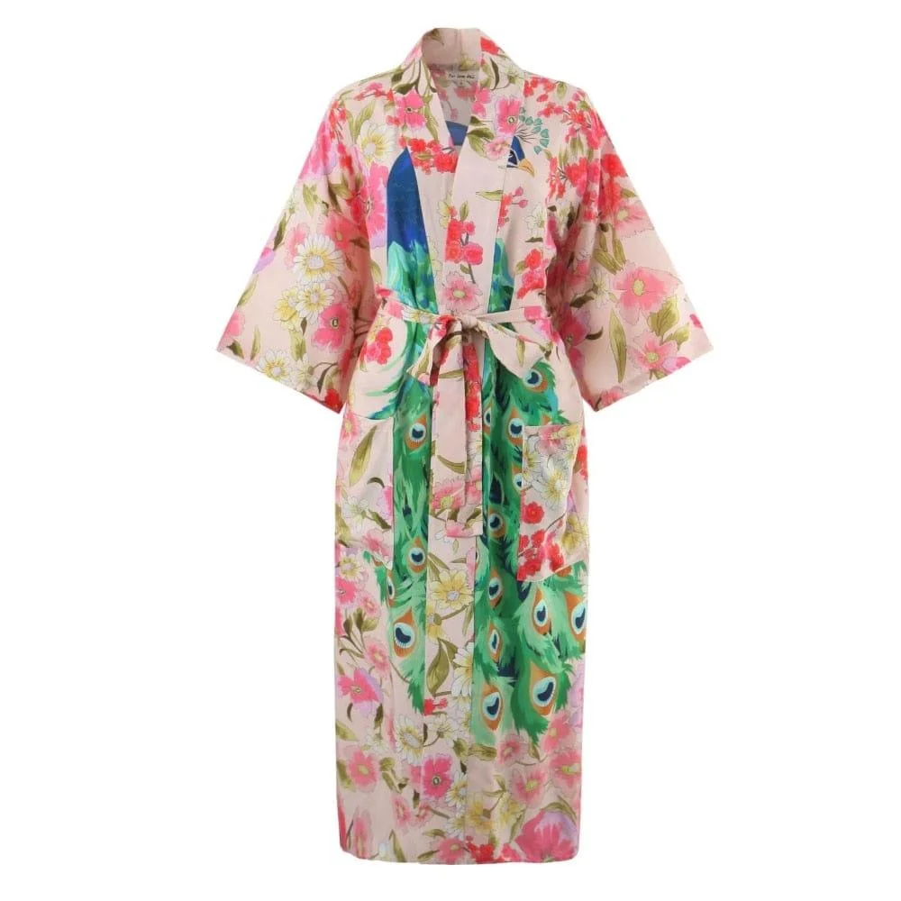 Peacock's Petal Plume Robe - Glova