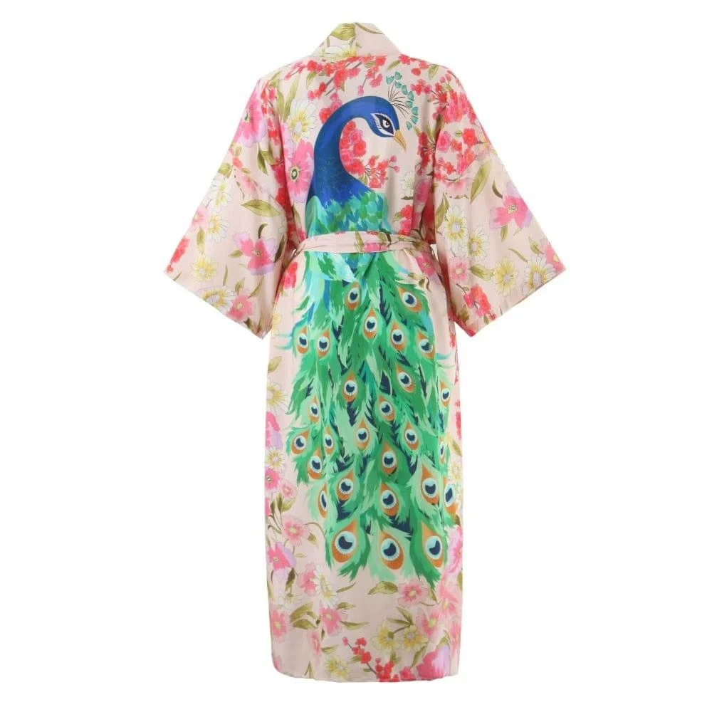 Peacock's Petal Plume Robe - Glova